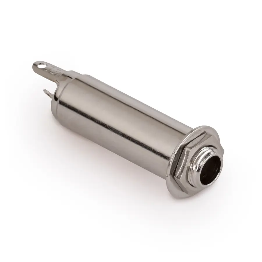 MEC Closed Stereo Jack Socket for Mouning with Jackplates - Chrome 