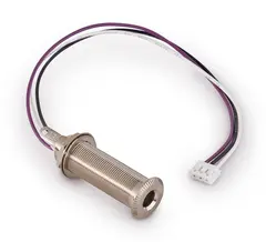 MEC Closed Stereo Jack Socket for Mounting with R4 Connector - Chrome