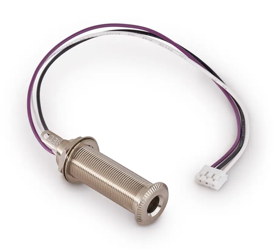 MEC Closed Stereo Jack Socket for Mounting with R4 Connector - Chrome 
