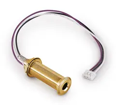 MEC Closed Stereo Jack Socket for Mounting with R4 Connector - Gold