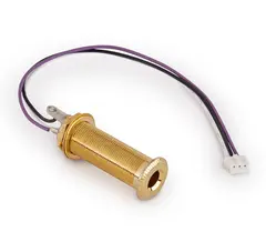 MEC Closed Stereo Jack Socket for Mounting with R5 Connector - Gold