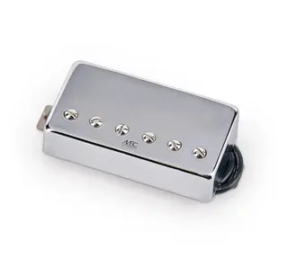 MEC Modern Humbucker Guitar Pickup, Bridge - Chrome Cover