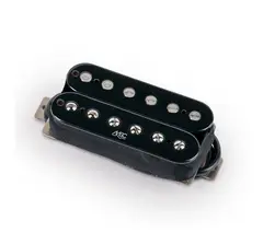 MEC Modern Humbucker Guitar Pickup Bridge, Open Bobbin - Black