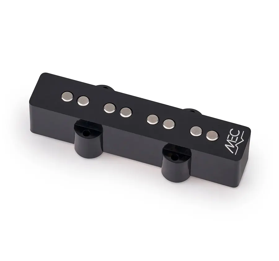 MEC Passive J-Style Bass Pickup Vintage Alnico V, 4-Str, Bridge - Black 