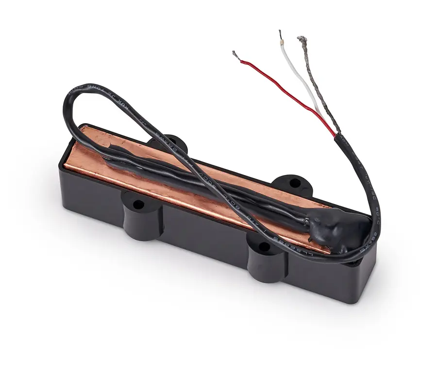 MEC Passive J-Style Bass Pickup Vintage Alnico V, 4-Str, Bridge - Black 