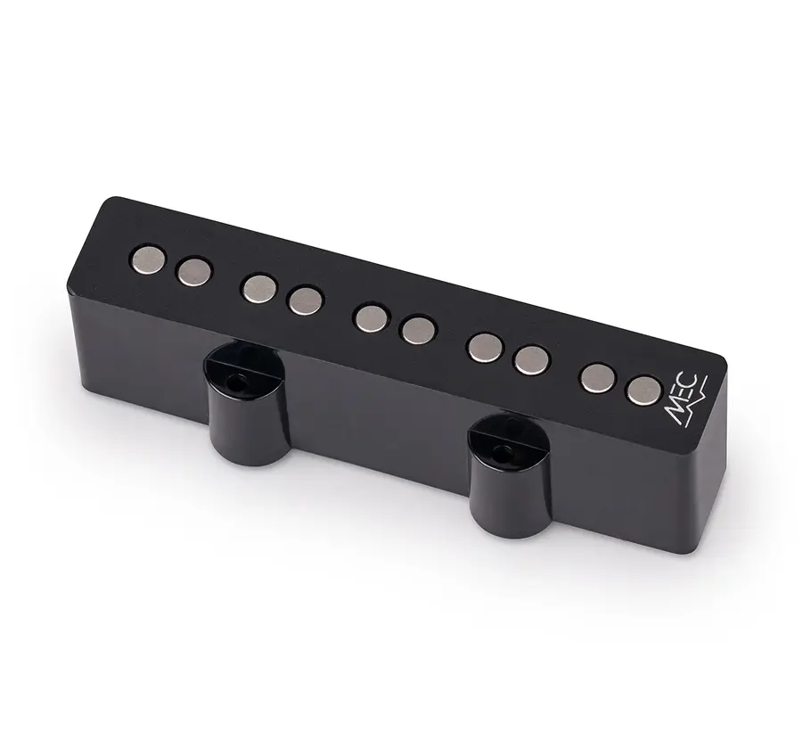 MEC Passive J-Style Bass Pickup Vintage Alnico V, 5-String, Neck - Black 