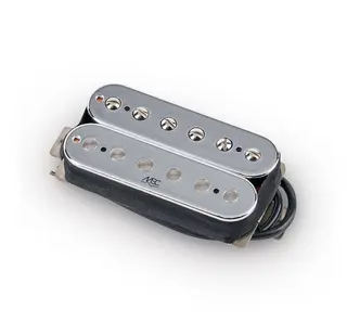 MEC Vintage Alnico II Humbucker Guitar Pickup, Open Bobbin, Neck - Chrome