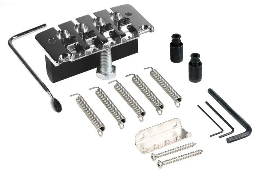 Hipshot 4-String Bass Tremolo .750" / 19 mm Spacing - Chrome 