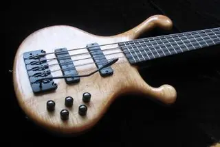 Hipshot 5-String Bass Tremolo .750" / 19 mm Spacing - Black