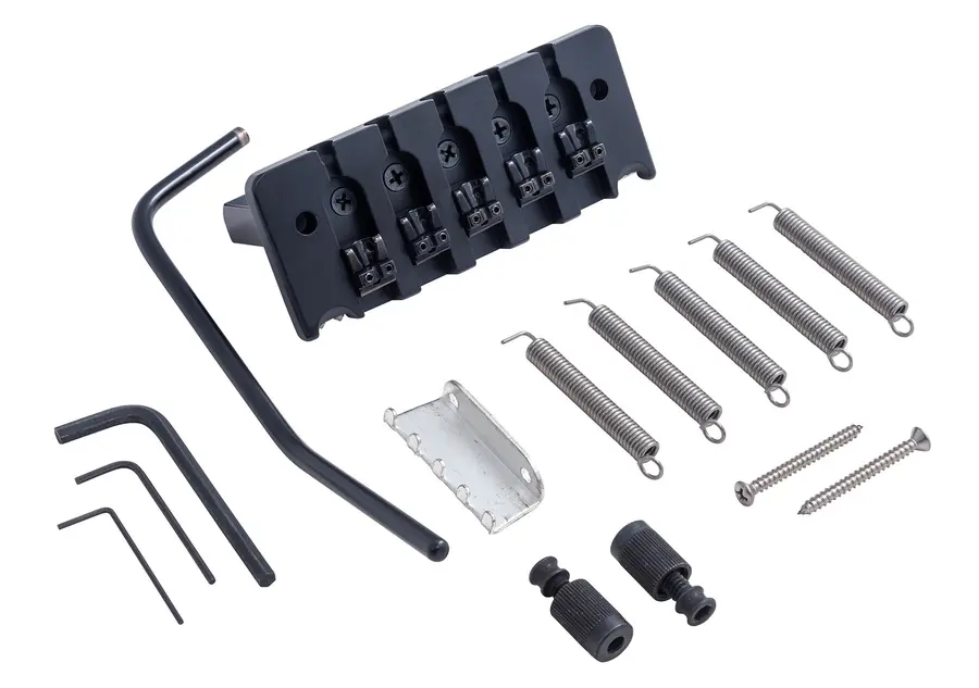 Hipshot 5-String Bass Tremolo .750" / 19 mm Spacing - Black 