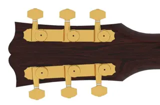 Hipshot 6K2EL0G - Guitar Tuner Upg Kit Guitar Machine Heads, 3 + 3 - Gold
