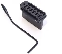 Hipshot 6-String US Contour Tremolo Bridge - Black