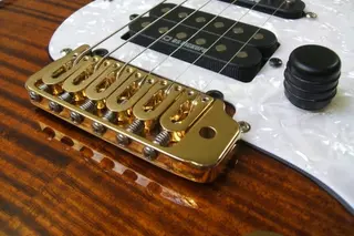 Hipshot 6-String US Contour Tremolo Bridge - Gold