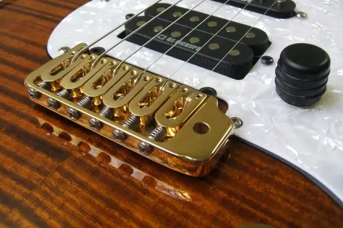 Hipshot 6-String US Contour Tremolo Bridge - Gold 