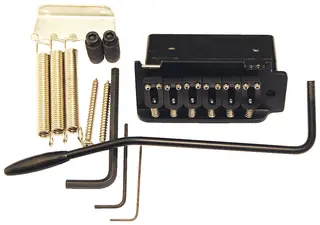 Hipshot 6-String US Flat Plate Tremolo Bridge - Black