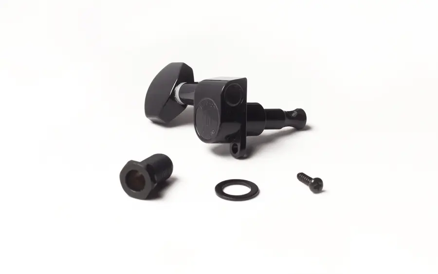 Hipshot Classic Closed Guitar Tuning Machine - Treble Side (Right) - Black 