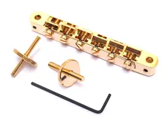 TonePros AVR2 G - Tune-O-Matic Bridge (Vintage ABR-1 Replacement) - Gold