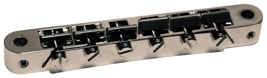 TonePros AVR2 N - Tune-O-Matic Bridge (Vintage ABR-1 Replacement) - Nickel 