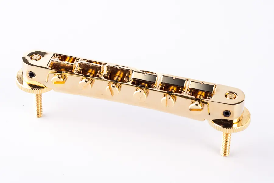 TonePros AVR2P G - Tune-O-Matic Bridge (Vintage ABR-1 Replacement) - Gold 