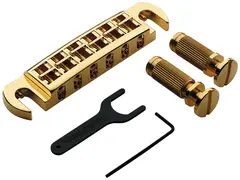 TonePros AVT2P G - Wraparound Bridge with SPRS2 Locking Studs - Gold