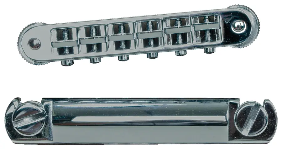 TonePros LPM04 C - Standard Tune-O-Matic Bridge and Tailpiece Set - Chrome 