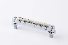 TonePros NVR2G C - Tune-O-Matic Bridge with G Formula Saddles - Chrome