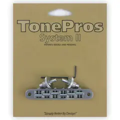 TonePros TP6 C - Standard Tune-O-Matic Bridge (Small Posts) - Chrome