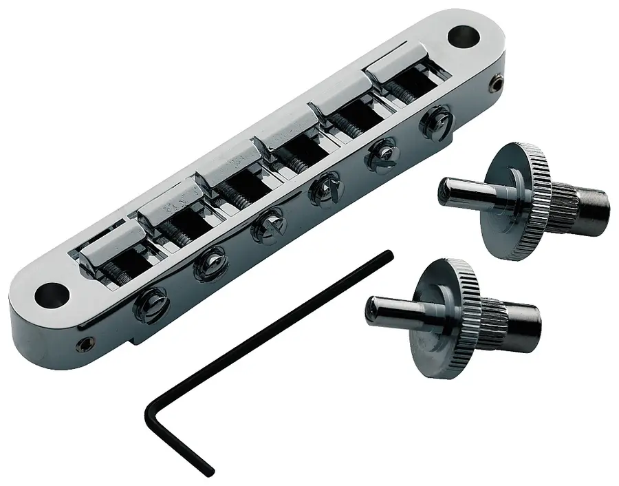 TonePros TP6 C - Standard Tune-O-Matic Bridge (Small Posts) - Chrome 
