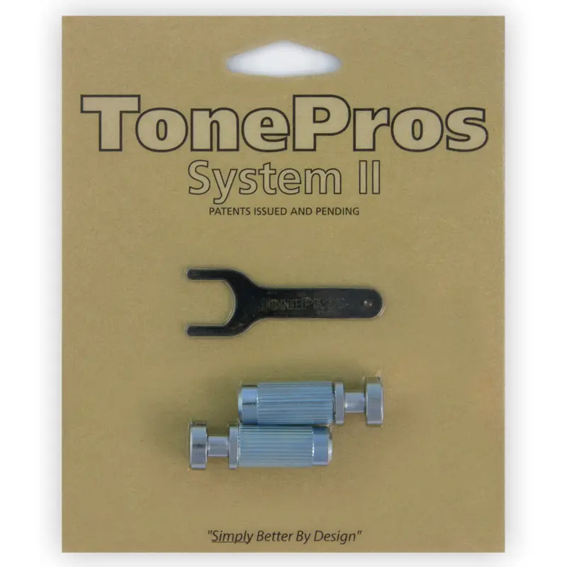 TonePros VM1 C - Metric Steel Locking Studs (Vintage Series) - Chrome 