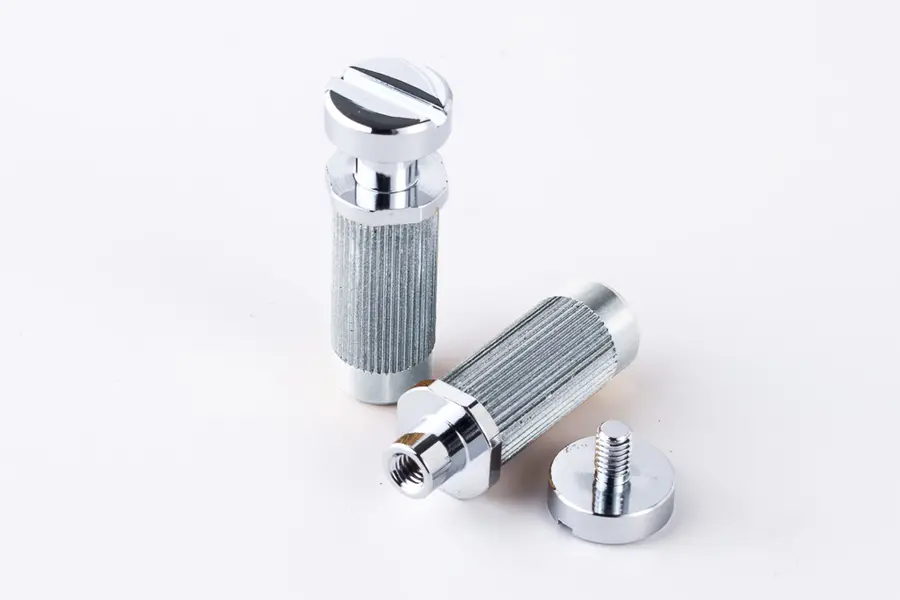 TonePros VM1 C - Metric Steel Locking Studs (Vintage Series) - Chrome 