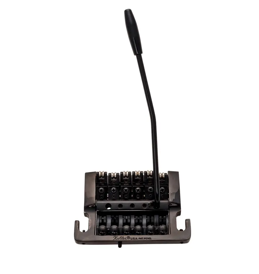 Kahler 2200 - Stud Mount Guitar Tremolo (Steel Cam / Steel Saddles) - Black 