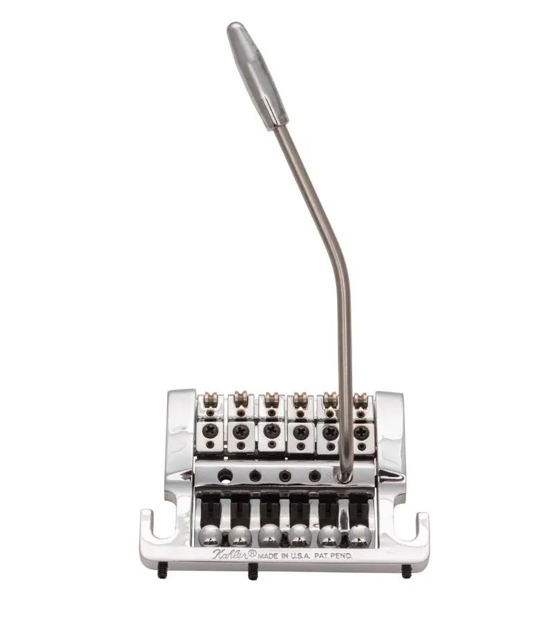 Kahler 2200 - Stud Mount Guitar Tremolo (Steel Cam / Steel Saddles) - Chrome 
