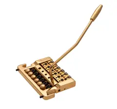 Kahler 2200 - Stud Mount Guitar Tremolo (Steel Cam / Steel Saddles) - Gold