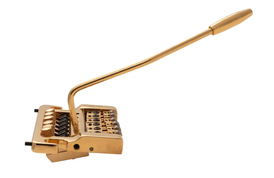 Kahler 2200 - Stud Mount Guitar Tremolo (Steel Cam / Steel Saddles) - Gold 