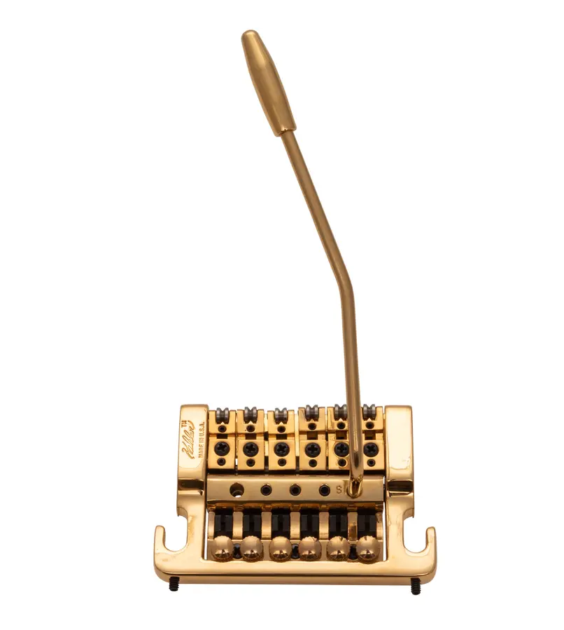 Kahler 2200 - Stud Mount Guitar Tremolo (Steel Cam / Steel Saddles) - Gold 