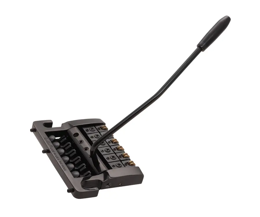 Kahler 2210 - Stud Mount Guitar Tremolo (Aluminum Cam / Brass Saddles) - Black 