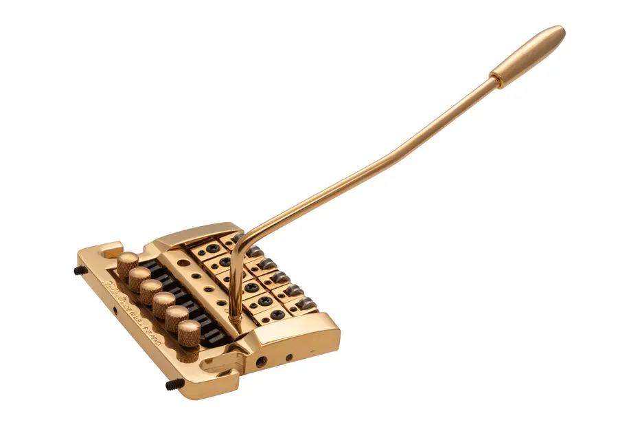 Kahler 2215 - Stud Mount Guitar Tremolo (Brass Cam / Steel Saddles) - Gold 