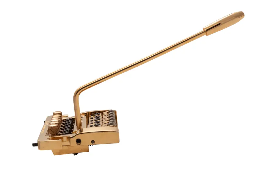 Kahler 2215 - Stud Mount Guitar Tremolo (Brass Cam / Steel Saddles) - Gold 