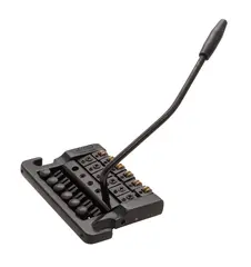 Kahler 2220 - Stud Mount Guitar Tremolo (Brass Cam / Brass Saddles) - Black
