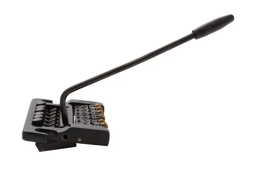 Kahler 2220 - Stud Mount Guitar Tremolo (Brass Cam / Brass Saddles) - Black 