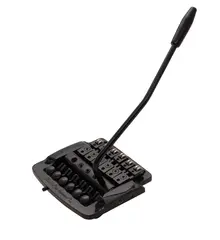 Kahler 2300 - Flat Mount Guitar Tremolo (Steel Cam / Steel Saddles) - Black