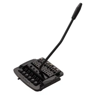 Kahler 2300 - Flat Mount Guitar Tremolo (Steel Cam / Steel Saddles) - Black