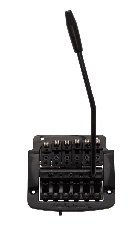 Kahler 2300 - Flat Mount Guitar Tremolo (Steel Cam / Steel Saddles) - Black 