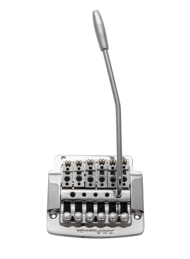 Kahler 2300 - Flat Mount Guitar Tremolo (Steel Cam / Steel Saddles) - Chrome 