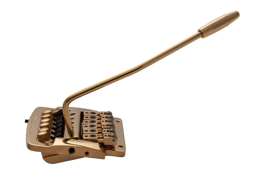 Kahler 2300 - Flat Mount Guitar Tremolo (Steel Cam / Steel Saddles) - Gold 