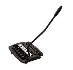 Kahler 2310 - Flat Mount Guitar Tremolo (Aluminum Cam / Brass Saddles) - Black