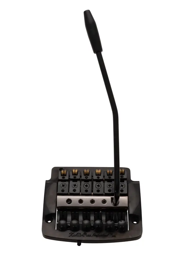 Kahler 2310 - Flat Mount Guitar Tremolo (Aluminum Cam / Brass Saddles) - Black 