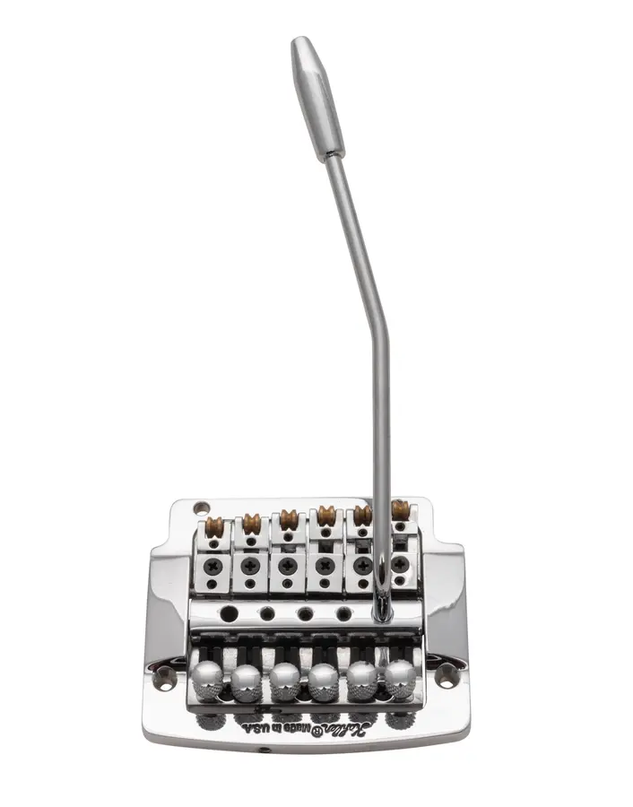 Kahler 2310 - Flat Mount Guitar Tremolo (Aluminum Cam / Brass Saddles) - Chrome 
