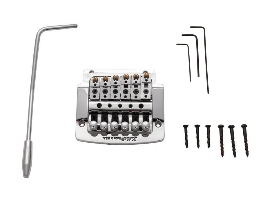Kahler 2310 - Flat Mount Guitar Tremolo (Aluminum Cam / Brass Saddles) - Chrome 