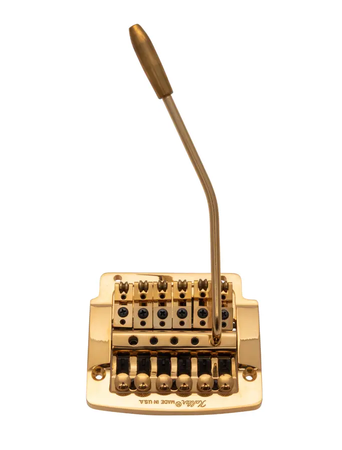 Kahler 2310 - Flat Mount Guitar Tremolo (Aluminum Cam / Brass Saddles) - Gold 